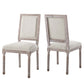 Modway Court Dining Side Chair Upholstered Fabric Set of 2 - EEI-3500 | Dining Chairs | Modishstore - 2