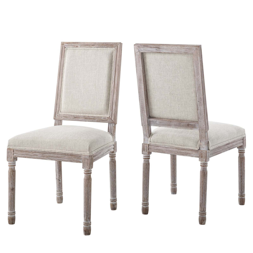 Modway Court Dining Side Chair Upholstered Fabric Set of 2 - EEI-3500 | Dining Chairs | Modishstore - 2