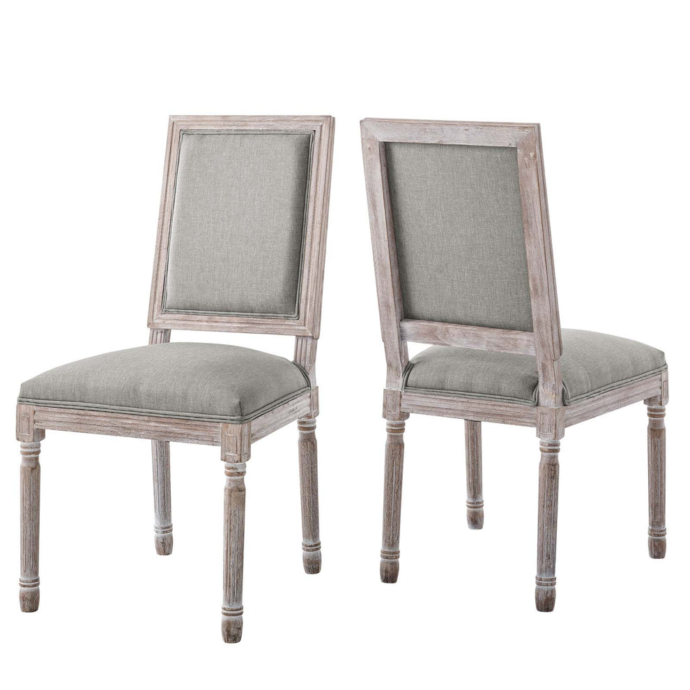 Modway Court Dining Side Chair Upholstered Fabric Set of 2 - EEI-3500 | Dining Chairs | Modishstore - 9