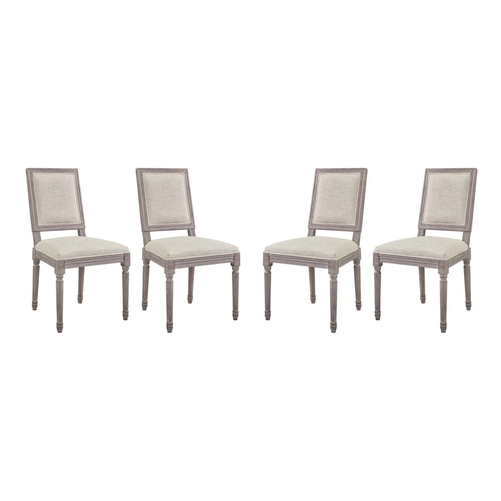 Modway Court Dining Side Chair Upholstered Fabric Set of 4 - EEI-3501 | Dining Chairs | Modishstore - 6