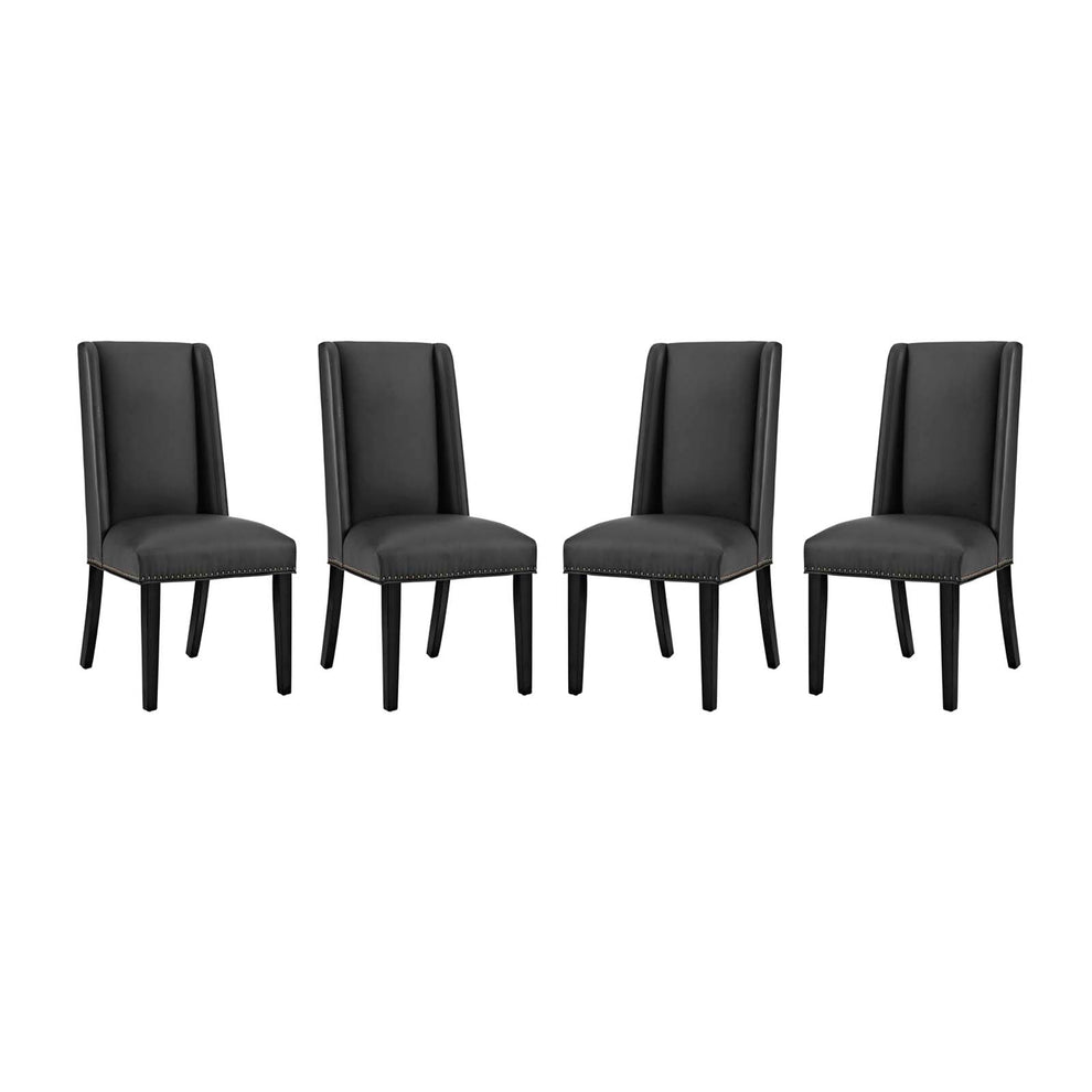 Modway Baron Dining Chair Vinyl Set of 4 - EEI-3502 | Dining Chairs | Modishstore - 5
