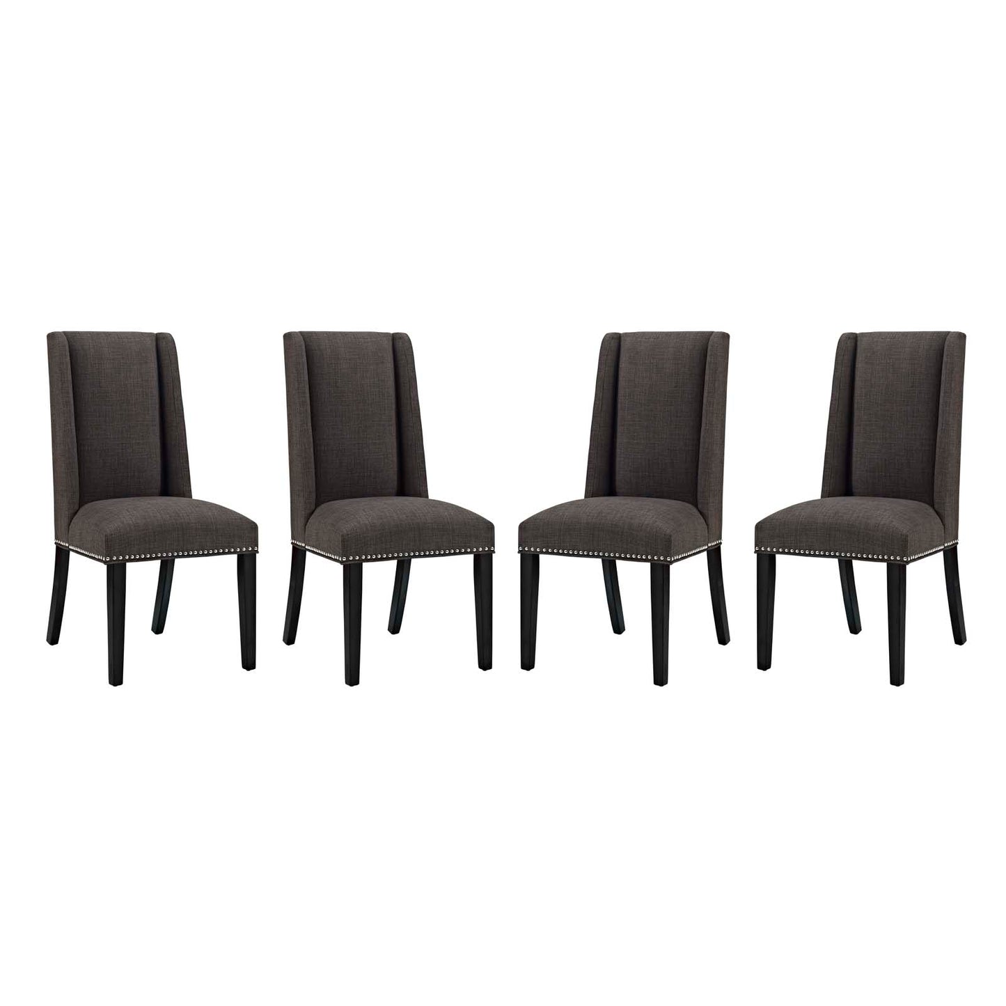 Modway Baron Dining Chair Fabric Set of 4 - EEI-3503 | Dining Chairs | Modishstore - 7