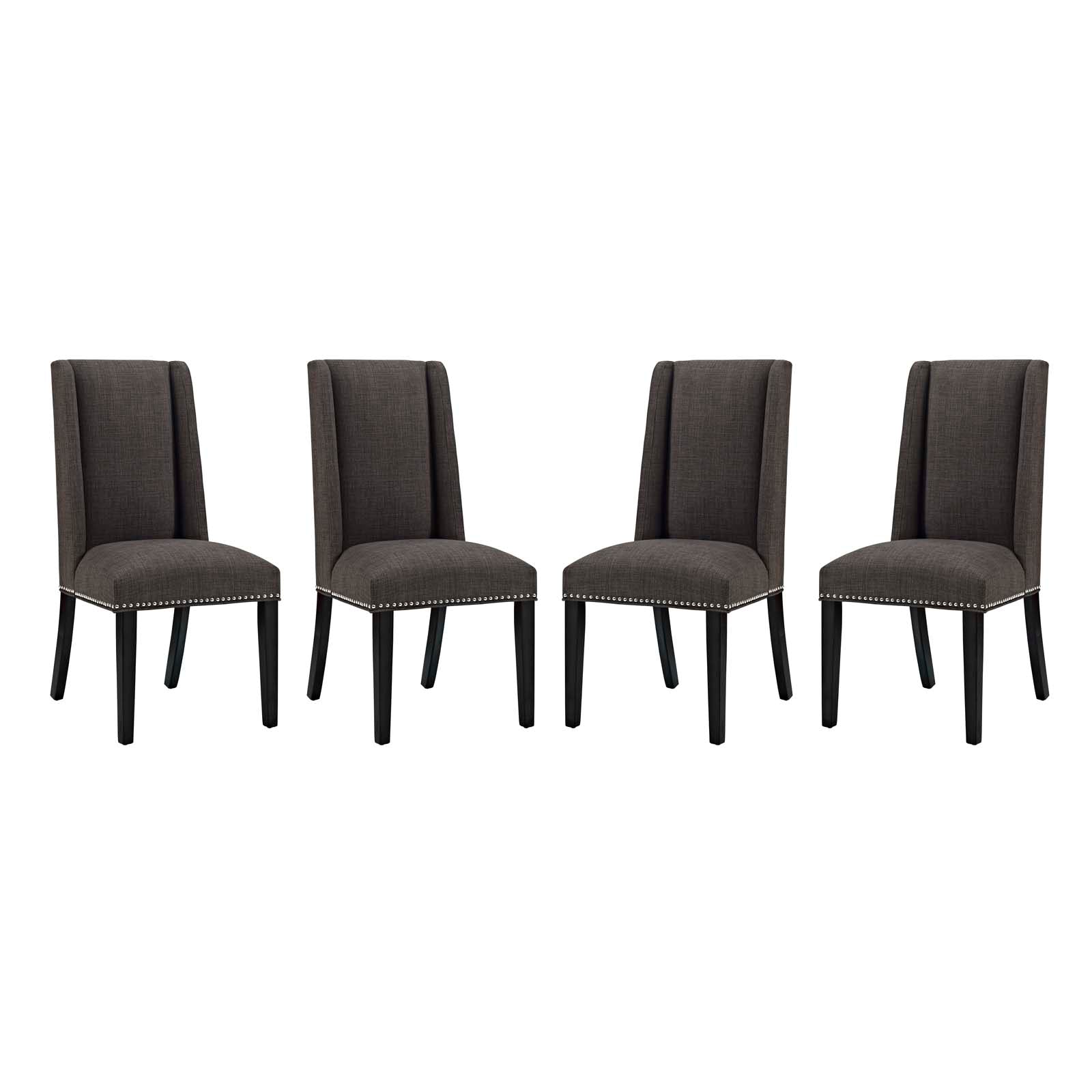 Modway Baron Dining Chair Fabric Set of 4 - EEI-3503 | Dining Chairs | Modishstore - 7