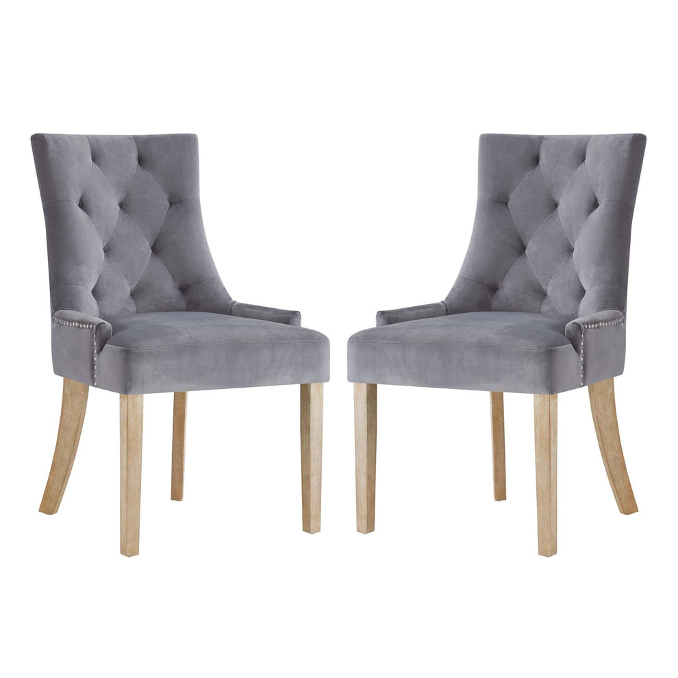 Modway Pose Dining Chair Performance Velvet Set of 2 - EEI-3504 | Dining Chairs | Modishstore - 7
