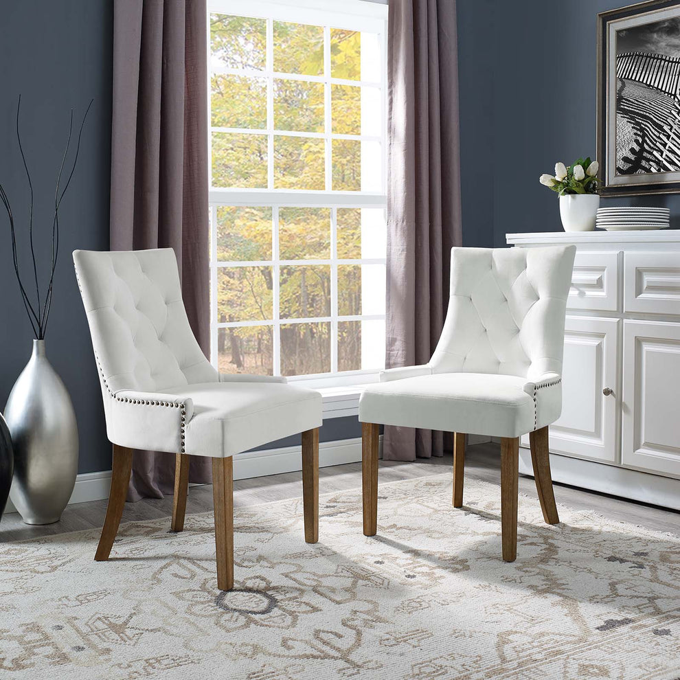 Modway Pose Dining Chair Performance Velvet Set of 2 - EEI-3504 | Dining Chairs | Modishstore - 11