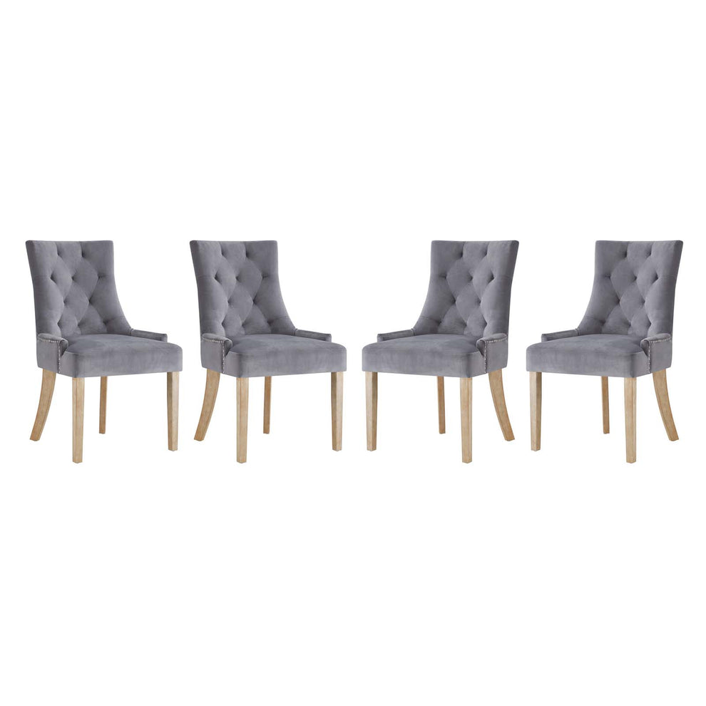 Modway Pose Dining Chair Performance Velvet Set of 4 - EEI-3505 | Dining Chairs | Modishstore - 13