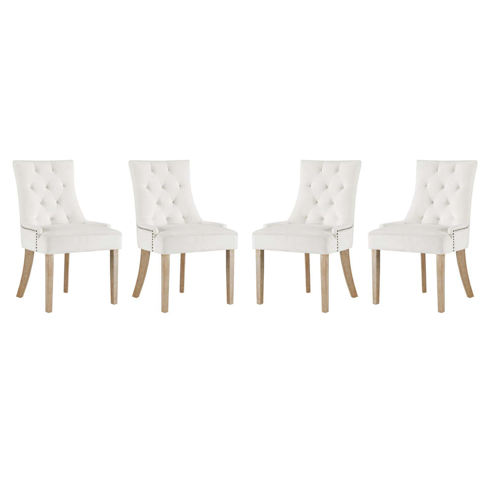 Modway Pose Dining Chair Performance Velvet Set of 4 - EEI-3505 | Dining Chairs | Modishstore - 5
