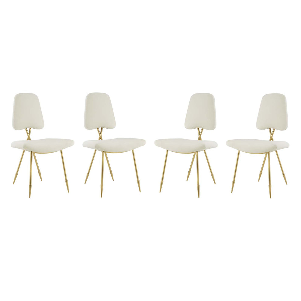 Modway Ponder Dining Side Chair Set of 4 - EEI-3507 | Dining Chairs | Modishstore - 4