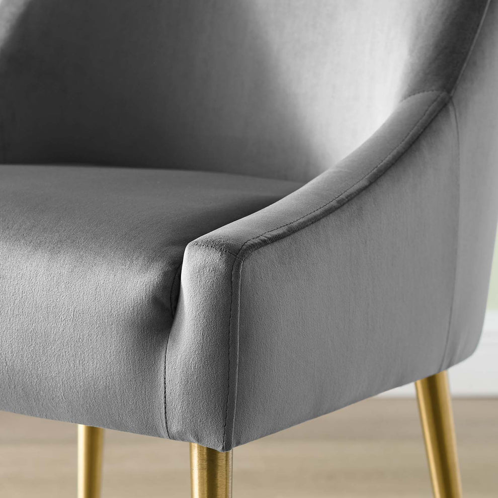 Modway Discern Upholstered Performance Velvet Dining Chair - EEI-3508 | Dining Chairs | Modishstore - 29