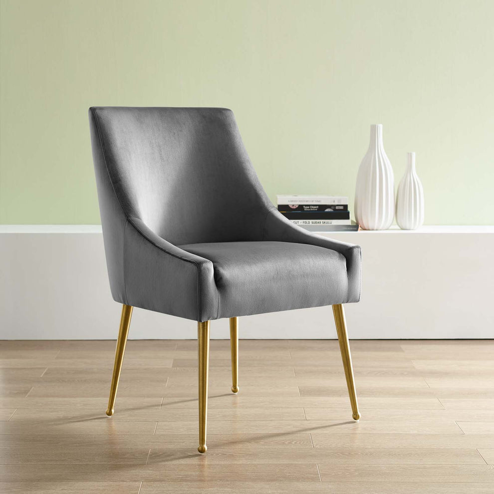 Modway Discern Upholstered Performance Velvet Dining Chair - EEI-3508 | Dining Chairs | Modishstore - 28