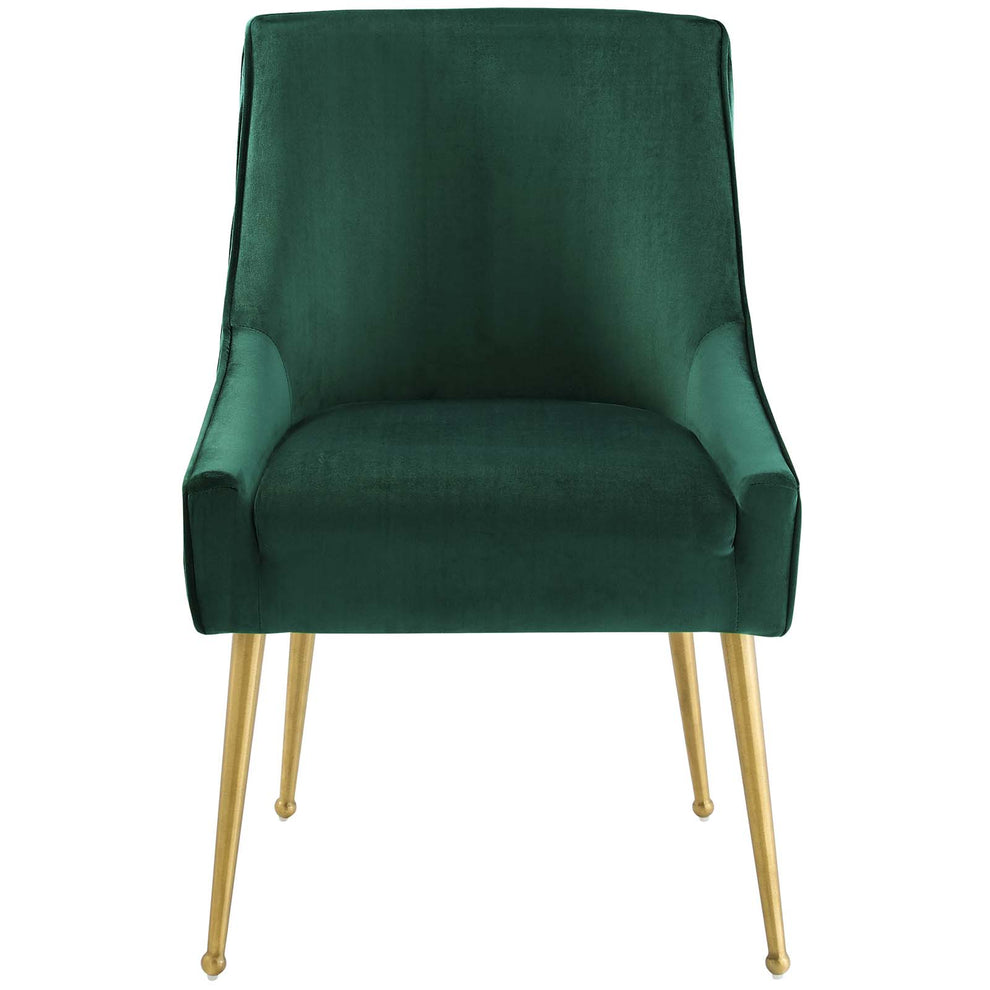 Modway Discern Pleated Back Upholstered Performance Velvet Dining Chair - EEI-3509 | Dining Chairs | Modishstore - 5
