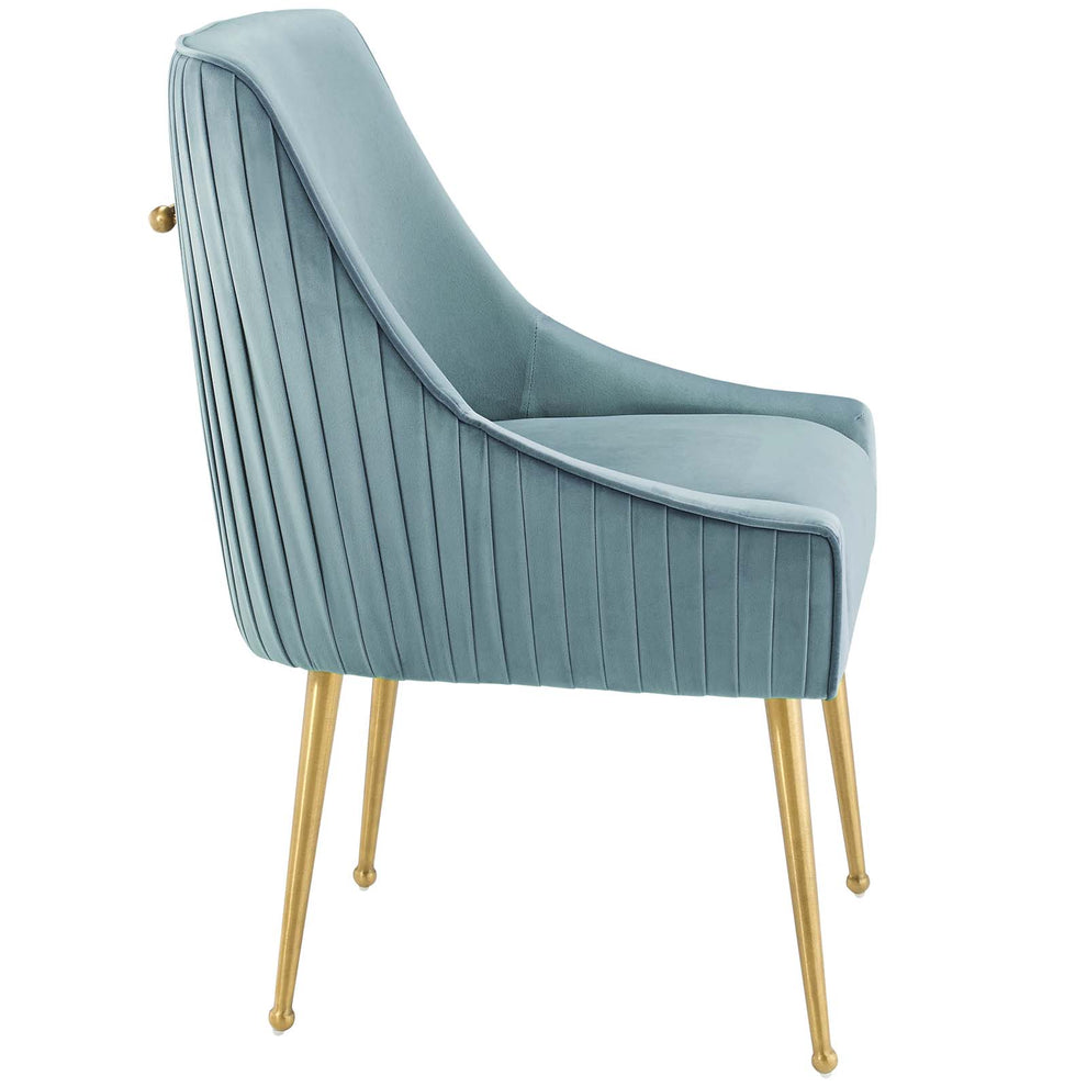 Modway Discern Pleated Back Upholstered Performance Velvet Dining Chair - EEI-3509 | Dining Chairs | Modishstore - 15