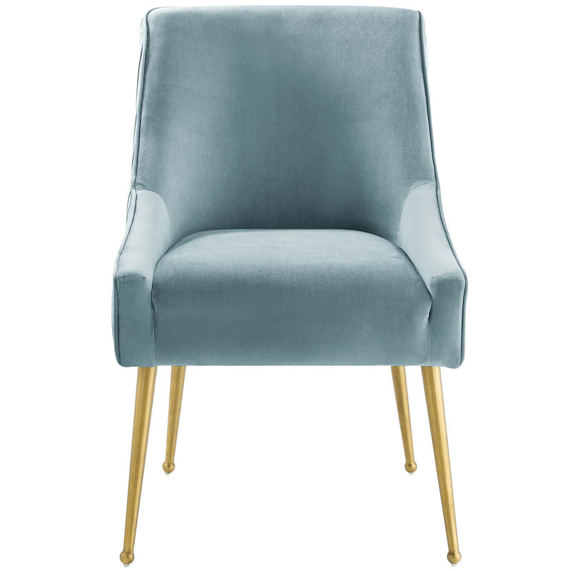 Modway Discern Pleated Back Upholstered Performance Velvet Dining Chair | Dining Chairs | Modishstore-17