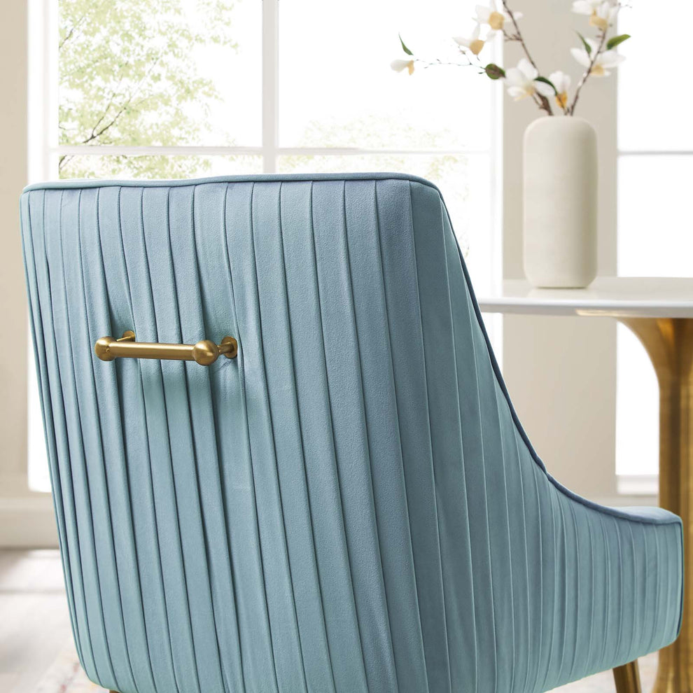 Modway Discern Pleated Back Upholstered Performance Velvet Dining Chair - EEI-3509 | Dining Chairs | Modishstore - 12