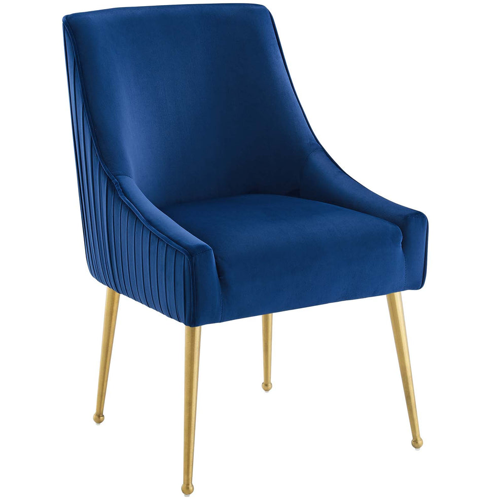 Modway Discern Pleated Back Upholstered Performance Velvet Dining Chair - EEI-3509 | Dining Chairs | Modishstore - 22