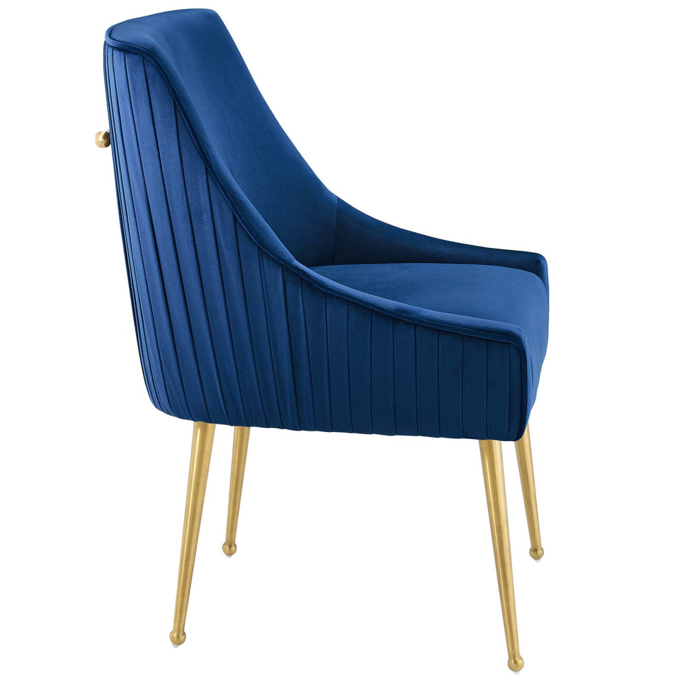 Modway Discern Pleated Back Upholstered Performance Velvet Dining Chair - EEI-3509 | Dining Chairs | Modishstore - 21