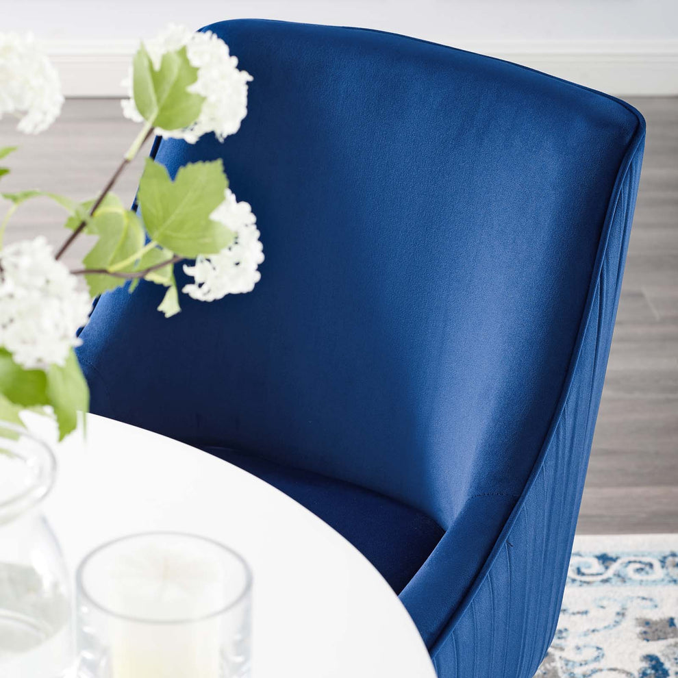 Modway Discern Pleated Back Upholstered Performance Velvet Dining Chair - EEI-3509 | Dining Chairs | Modishstore - 18