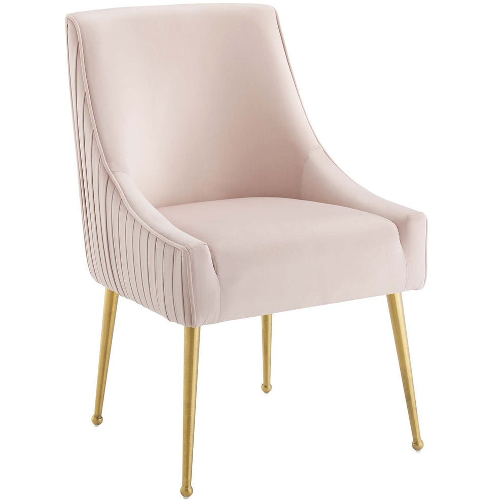 Modway Discern Pleated Back Upholstered Performance Velvet Dining Chair - EEI-3509 | Dining Chairs | Modishstore - 26