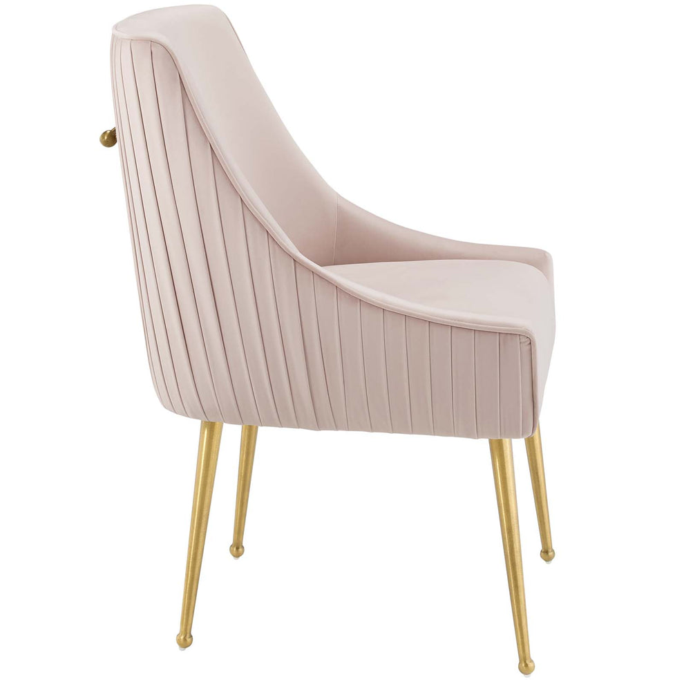 Modway Discern Pleated Back Upholstered Performance Velvet Dining Chair - EEI-3509 | Dining Chairs | Modishstore - 25