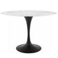 Modway Lippa 48" Oval Artificial Marble Dining Table | Dining Tables | Modishstore