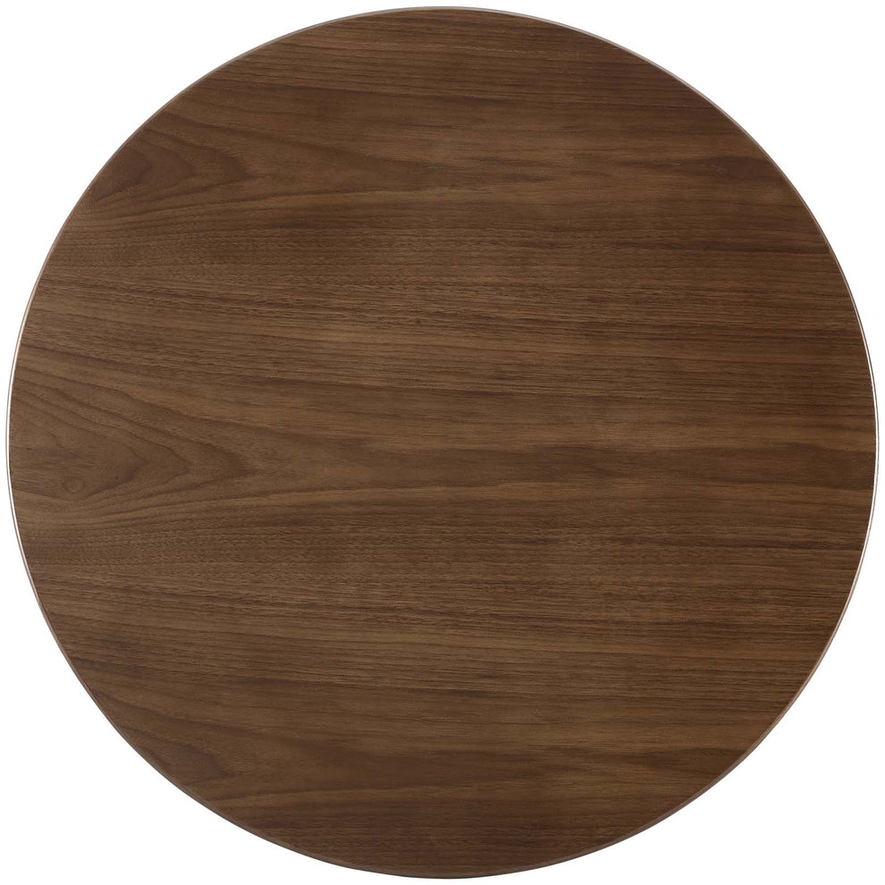 Modway Lippa 36" Round Walnut Dining Table - EEI-3519 | Dining Tables | Modishstore - 4