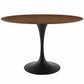 Modway Lippa 48" Oval Walnut Dining Table - EEI-3520 | Dining Tables | Modishstore - 3