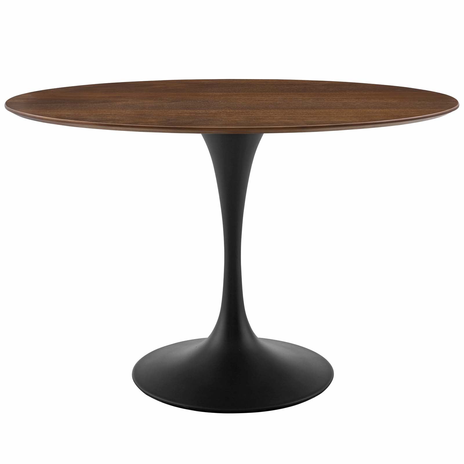 Modway Lippa 48" Oval Walnut Dining Table | Dining Tables | Modishstore-2
