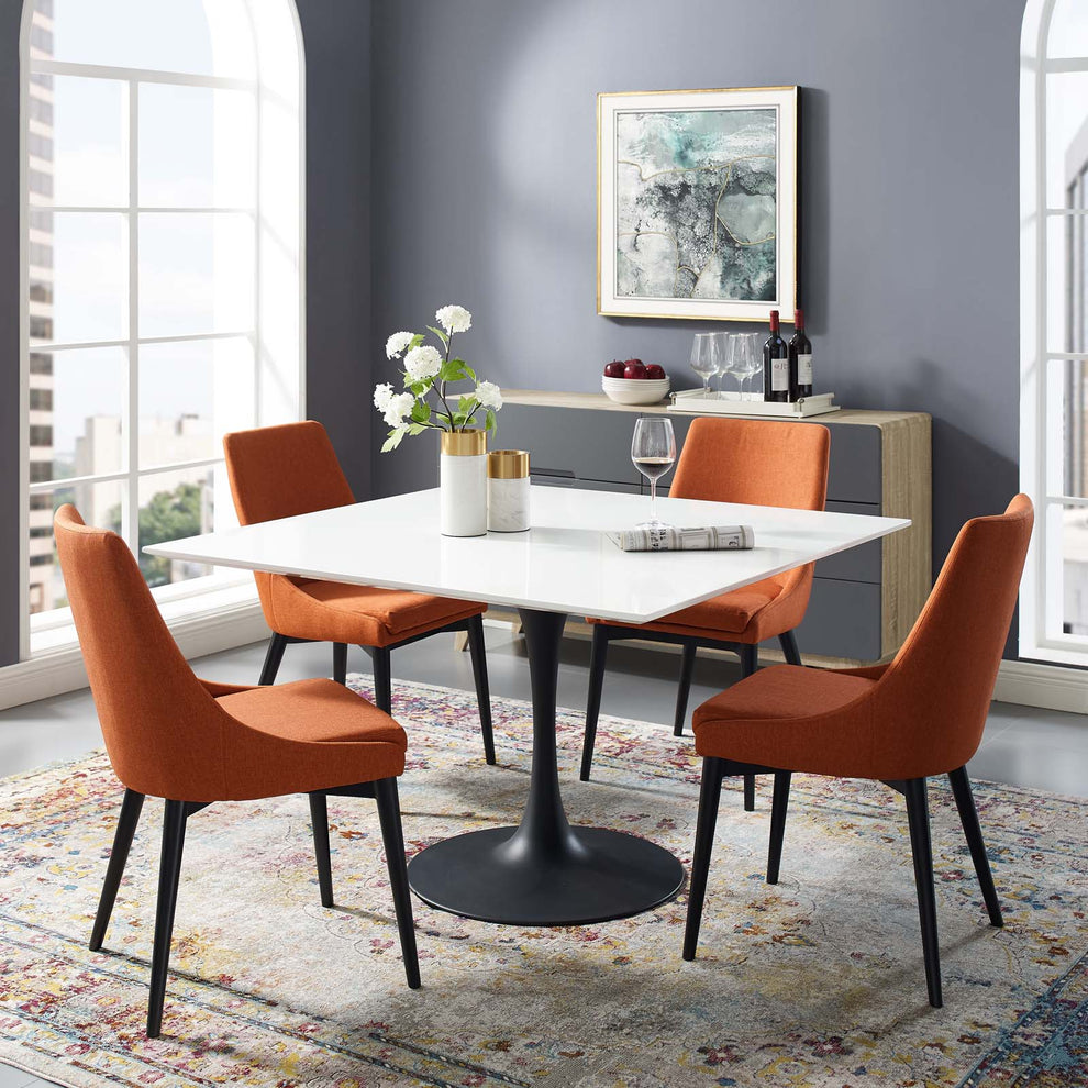 Modway Lippa 47" Square Wood Top Dining Table-EEI-3525 - EEI-3525 | Dining Tables | Modishstore - 4
