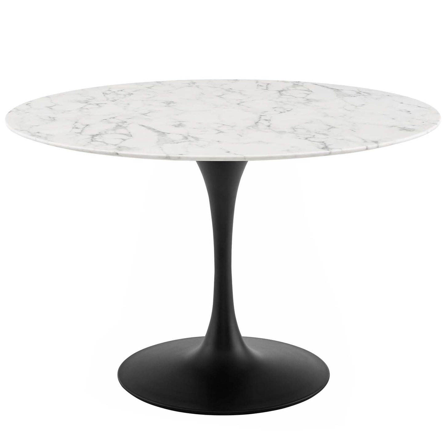Modway Lippa 47" Round Artificial Marble Dining Table-EEI-3527 | Dining Tables | Modishstore