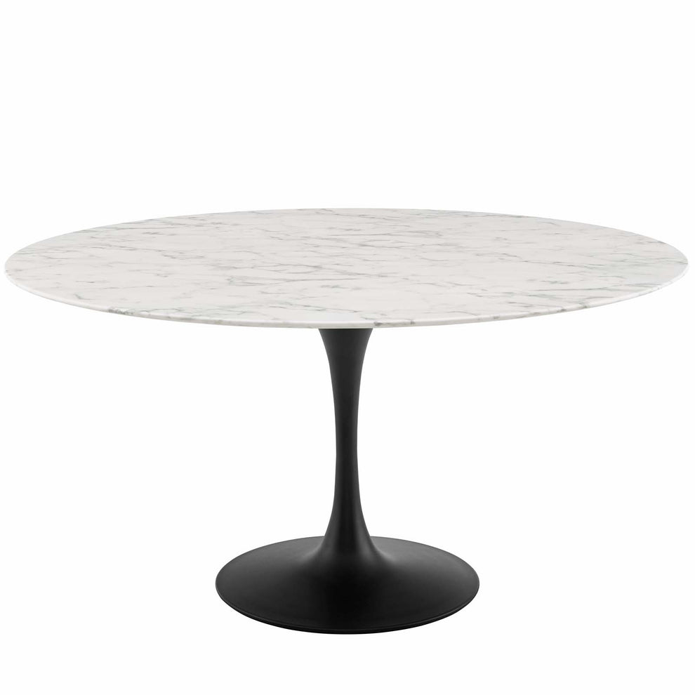 Modway Lippa 60" Round Artificial Marble Dining Table - EEI-3529 | Dining Tables | Modishstore - 2