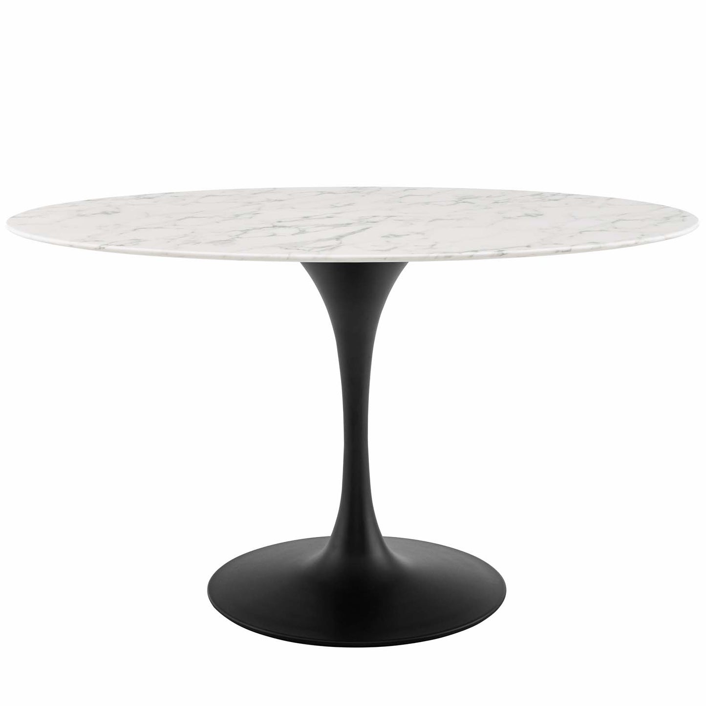 Modway Lippa 54" Oval Artificial Marble Dining Table - EEI-3530 | Dining Tables | Modishstore - 3