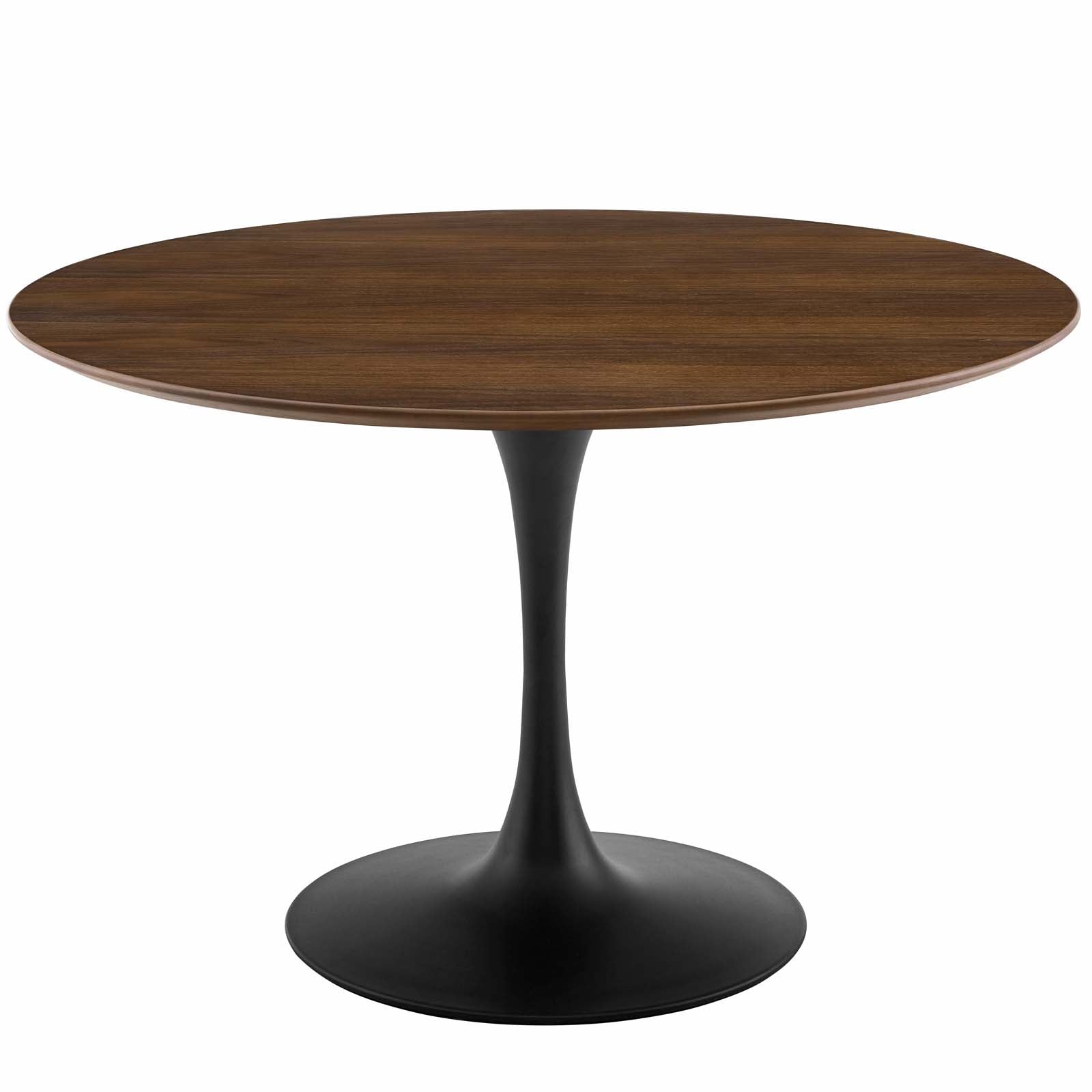Modway Lippa 47" Round Walnut Dining Table | Dining Tables | Modishstore-2