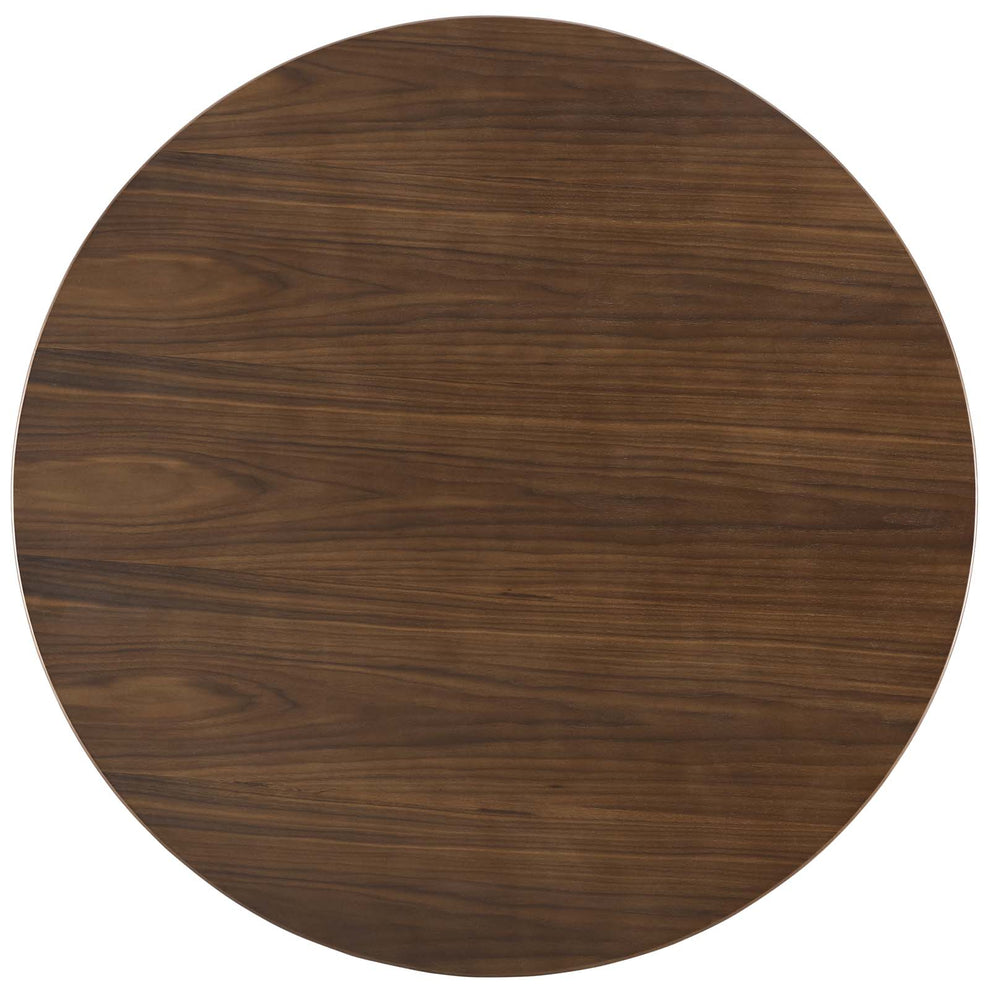 Modway Lippa 47" Round Walnut Dining Table - EEI-3532 | Dining Tables | Modishstore - 4