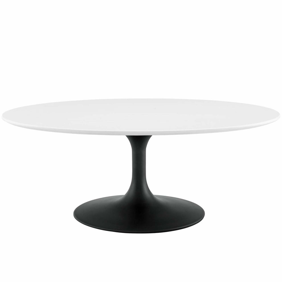 Modway Lippa 42" Oval-Shaped Wood Coffee Table - EEI-3533 | Coffee Tables | Modishstore - 2