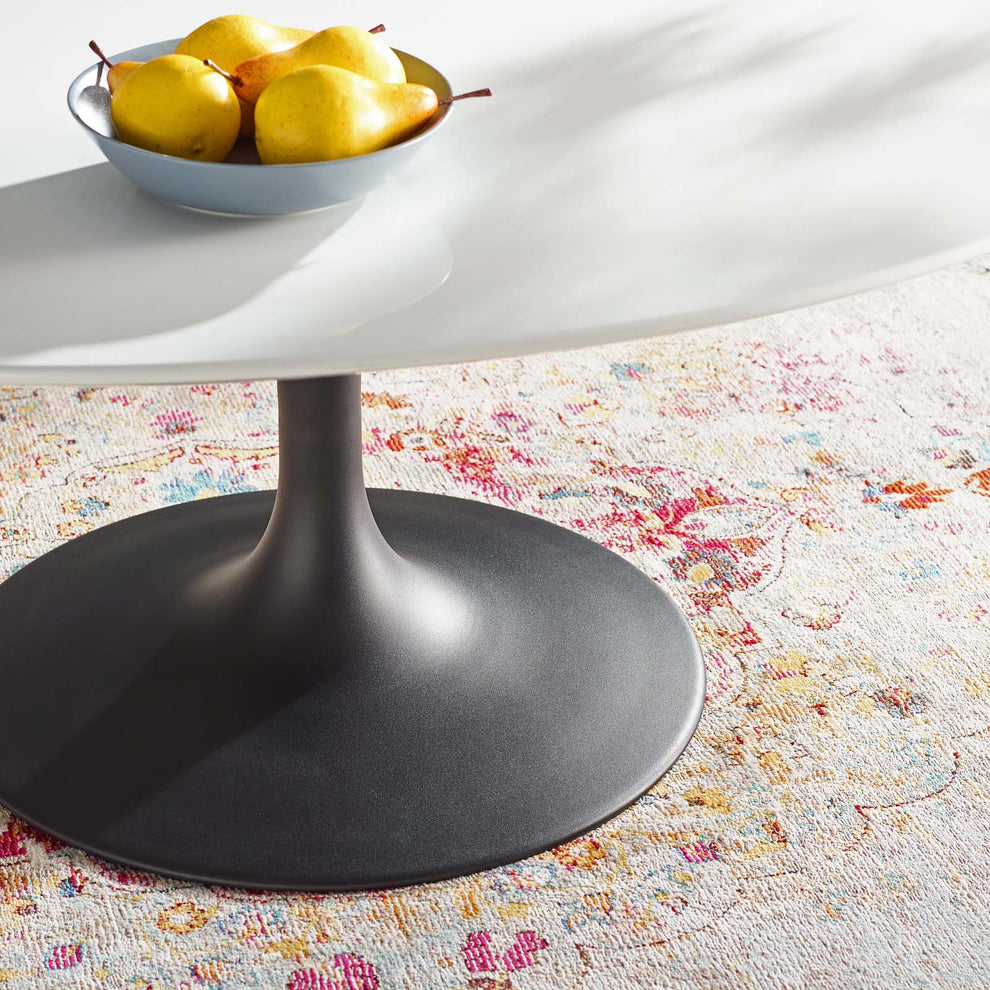 Modway Lippa 42" Oval-Shaped Wood Coffee Table - EEI-3533 | Coffee Tables | Modishstore - 3