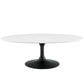 Modway Lippa 48" Oval-Shaped Wood Top Coffee Table-EEI-3536 | Coffee Tables | Modishstore