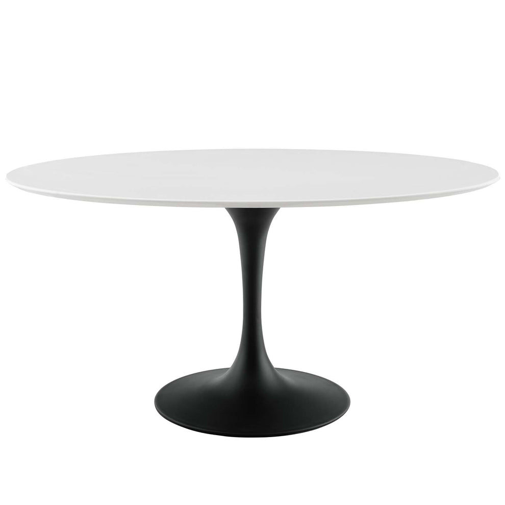 Modway Lippa 60" Oval Wood Top Dining Table - EEI-3539 | Dining Tables | Modishstore - 3