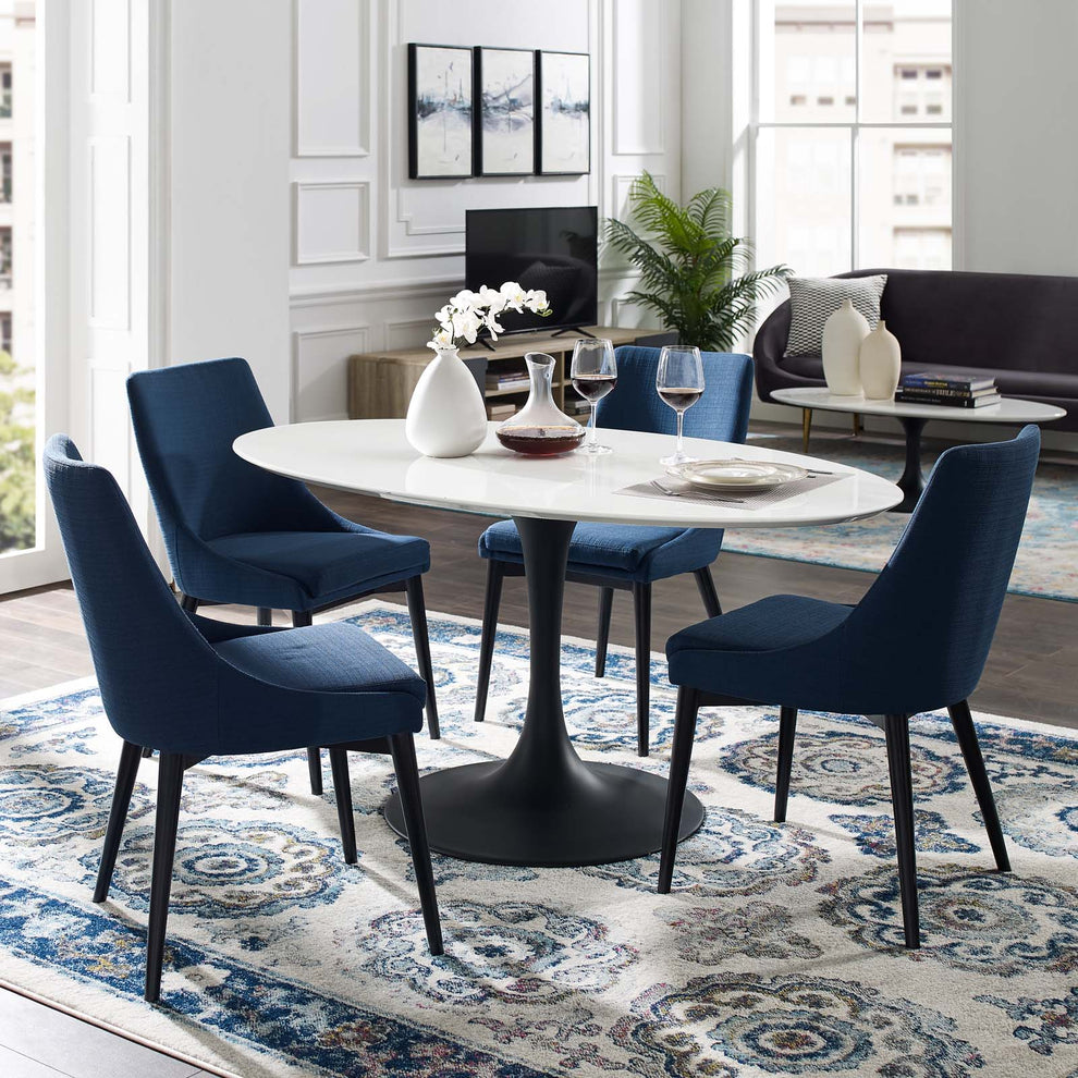 Modway Lippa 60" Oval Wood Top Dining Table - EEI-3539 | Dining Tables | Modishstore - 2