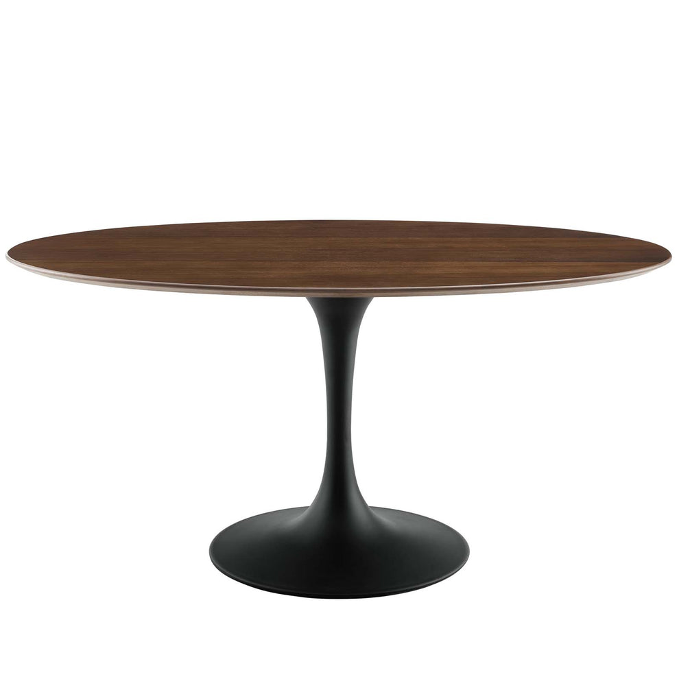 Modway Lippa 60" Oval Walnut Dining Table - EEI-3543 | Dining Tables | Modishstore - 2
