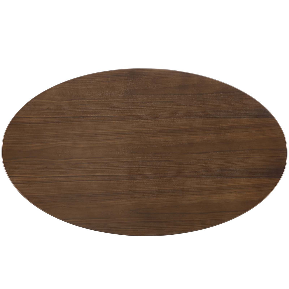 Modway Lippa 60" Oval Walnut Dining Table - EEI-3543 | Dining Tables | Modishstore - 3