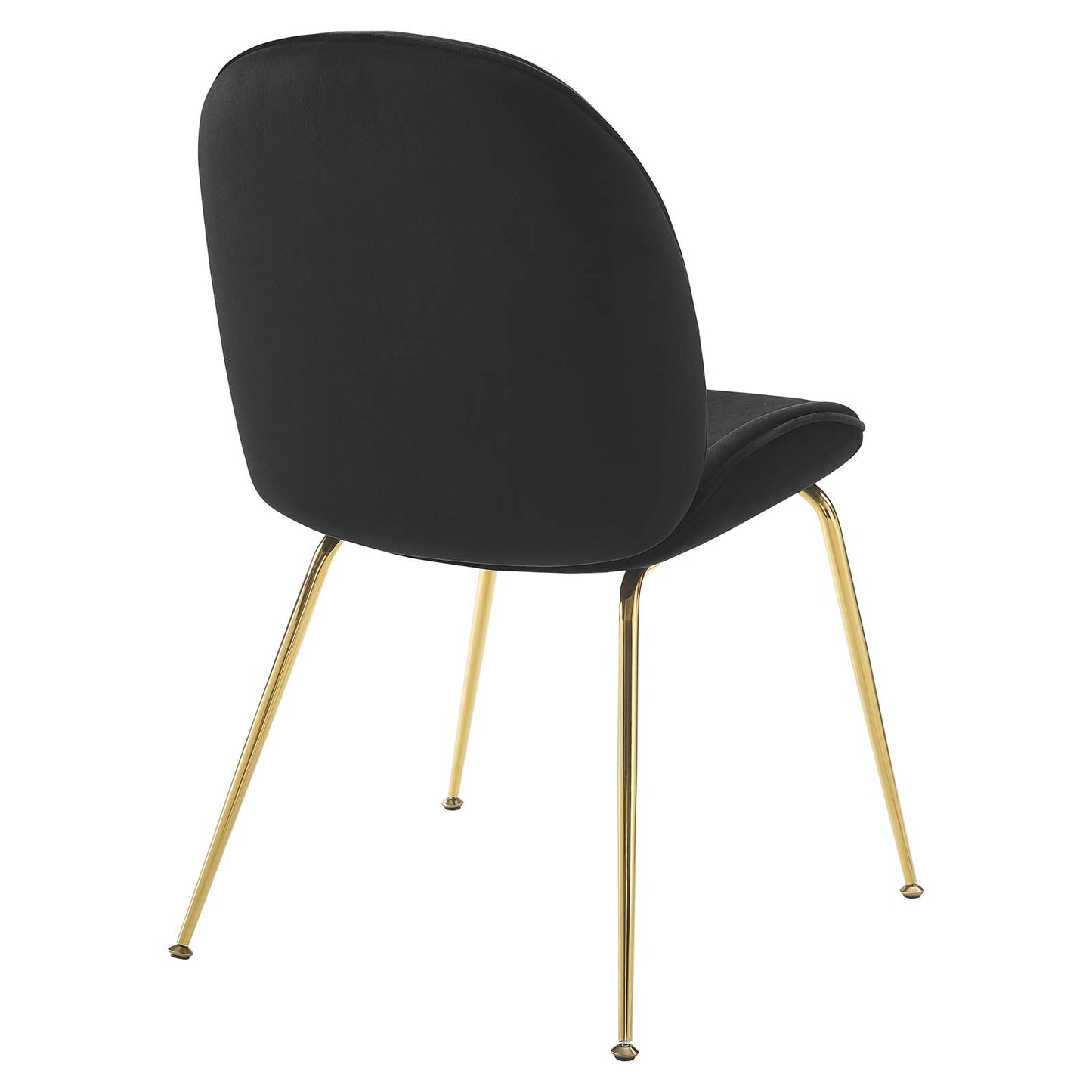 Modway Scoop Gold Stainless Steel Leg Performance Velvet Dining Chair - EEI-3548 | Dining Chairs | Modishstore - 5