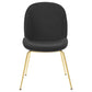 Modway Scoop Gold Stainless Steel Leg Performance Velvet Dining Chair - EEI-3548 | Dining Chairs | Modishstore - 4