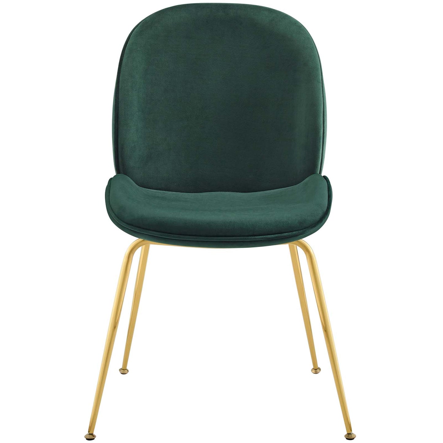 Modway Scoop Gold Stainless Steel Leg Performance Velvet Dining Chair - EEI-3548 | Dining Chairs | Modishstore - 15