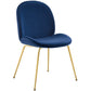 Modway Scoop Gold Stainless Steel Leg Performance Velvet Dining Chair - EEI-3548 | Dining Chairs | Modishstore - 19