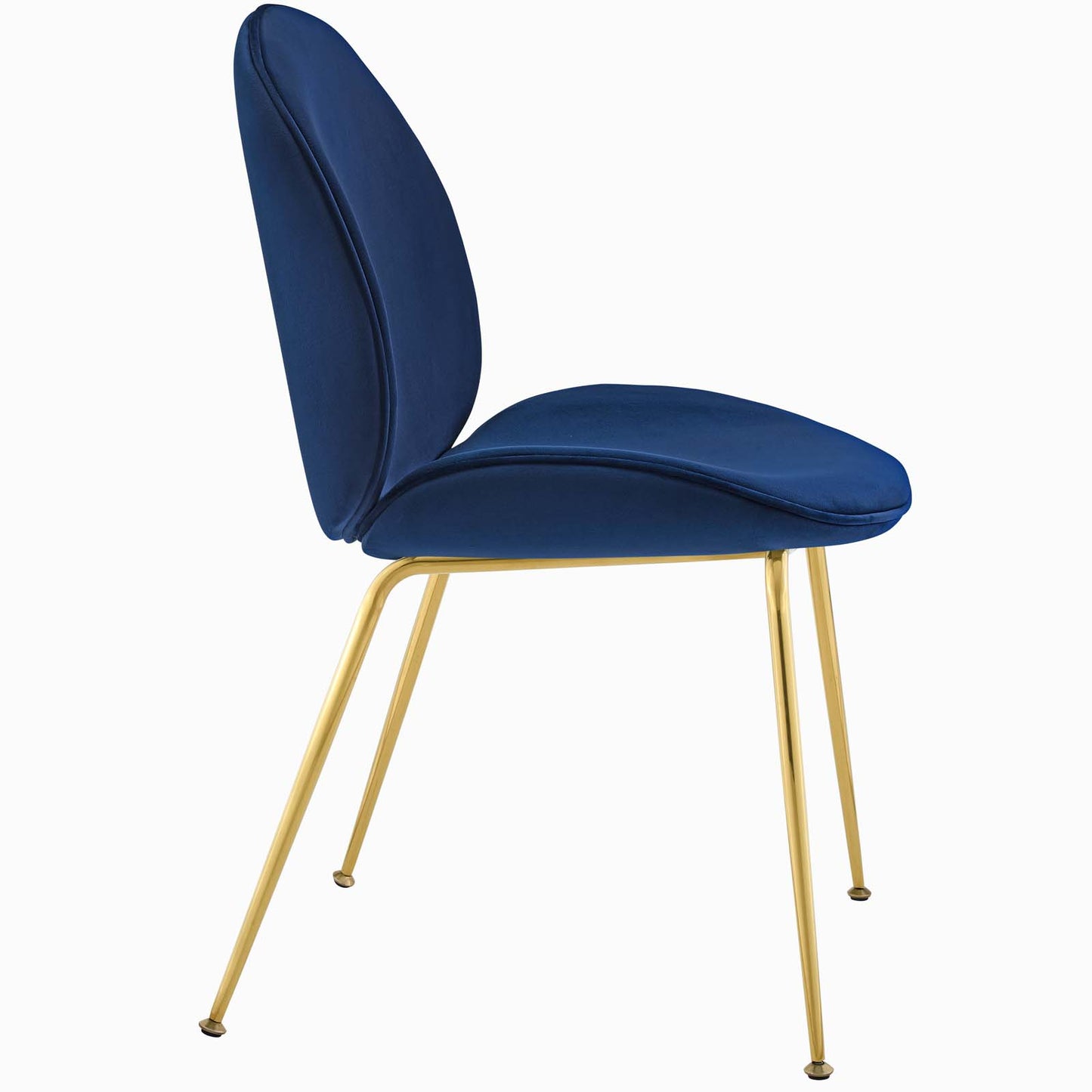 Modway Scoop Gold Stainless Steel Leg Performance Velvet Dining Chair - EEI-3548 | Dining Chairs | Modishstore - 22