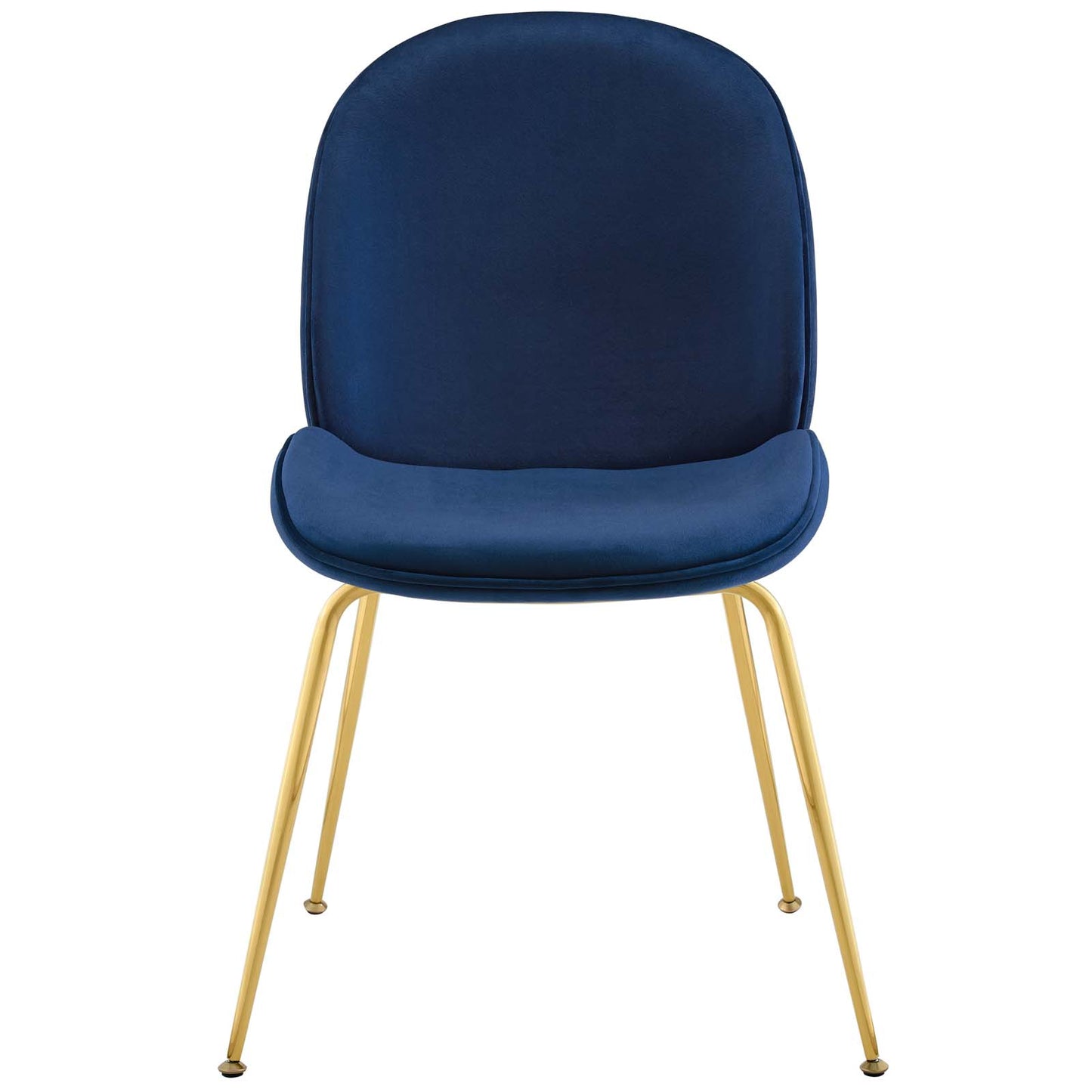 Modway Scoop Gold Stainless Steel Leg Performance Velvet Dining Chair - EEI-3548 | Dining Chairs | Modishstore - 21
