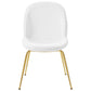 Modway Scoop Gold Stainless Steel Leg Performance Velvet Dining Chair | Dining Chairs | Modishstore-10