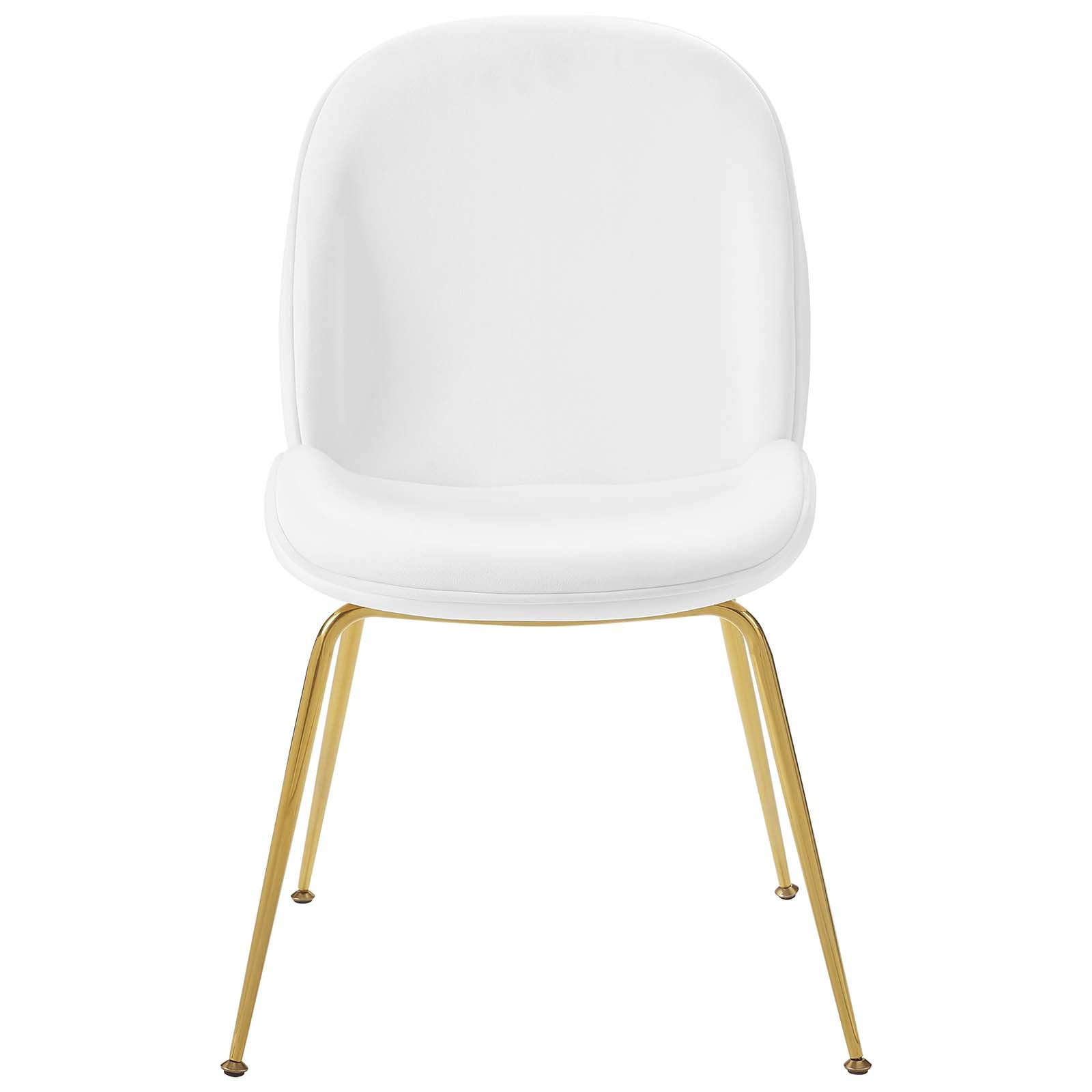 Modway Scoop Gold Stainless Steel Leg Performance Velvet Dining Chair - EEI-3548 | Dining Chairs | Modishstore - 10