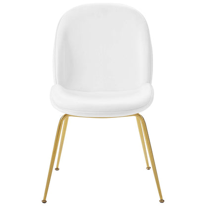 Modway Scoop Gold Stainless Steel Leg Performance Velvet Dining Chair - EEI-3548 | Dining Chairs | Modishstore - 10
