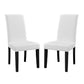 Modway Parcel Dining Side Chair Vinyl Set of 2 | Dining Chairs | Modishstore-7